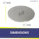 Load image into Gallery viewer, American Fire Products round stainless steel burner cover for 19 inch drop-in fire pit pan