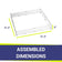 Load image into Gallery viewer, American Fire Products square tempered glass flame guard dimension 41.5 inch by 41.5 inch by 6 inch for fire pit wind protection and flame stability outdoor fire feature