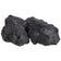 Load image into Gallery viewer, American Fire Products XXL Black Lava Rock 3 to 6 inch top layer for fire pits, fireplaces, and outdoor fire features