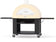 Load image into Gallery viewer, Alfa Oven Base for 5 Pizze in black with locking caster wheels retractable shelves and storage compartment