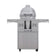 Load image into Gallery viewer, Blaze 20-Inch Cast Aluminum Kamado Grill on Stainless Steel Cart – Durable charcoal kamado with 1-inch thick aluminum body and hinged stainless steel grates