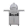 Load image into Gallery viewer, Blaze 20-Inch Cast Aluminum Kamado Grill on Stainless Steel Cart – Durable charcoal kamado with 1-inch thick aluminum body and hinged stainless steel grates