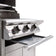 Load image into Gallery viewer, Blaze LBM 25-Inch 3-Burner Freestanding Gas Grill in Stainless Steel with Cart with control knobs