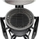 Load image into Gallery viewer, BSTRD.CORE 15 3/4-inch Medium Complete Kamado Grill in Graphite with stainless steel cooking grate and ergonomic fiberglass handle