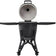 Load image into Gallery viewer, BSTRD.PRO 19 1/4-inch Large Complete Kamado Grill in Graphite – premium ceramic charcoal grill with stand and side shelves.