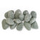 Load image into Gallery viewer, Cape Gray Lite Stones Set – 15-piece ceramic fire stones with lava rock base for indoor and outdoor fire features, modern gray decorative fire media for fire pits and fireplaces.