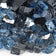 Load image into Gallery viewer, Close up of 1/2 inch Maui Breeze Reflective Fire Glass showing Pacific blue and gray reflective tempered glass pieces