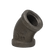 Load image into Gallery viewer, Dante 1/2 inch black malleable iron 45 degree elbow with female NPT threads for gas, oil, and water systems