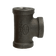 Load image into Gallery viewer, Dante 1/2 inch black malleable iron tee with female threaded fitting for gas, water, and air systems