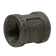 Load image into Gallery viewer, Dante 1/2 inch black malleable iron straight left/right coupling with female threads, UL/ULC and FM approved for gas and plumbing applications