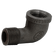 Load image into Gallery viewer, Dante 1/2 inch 90 street elbow black malleable iron pipe fitting with 1/2 inch NPT male and female threads