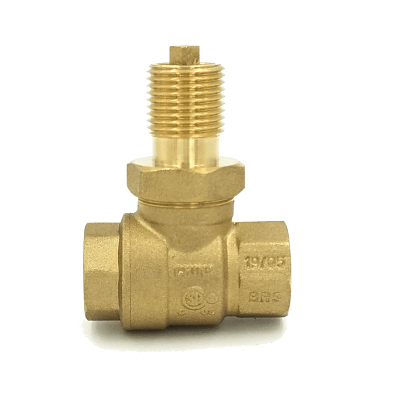 Load image into Gallery viewer, Dante 1/2″ Full Port Straight Valve – high-flow gas valve for fire pits, fireplaces, and other gas appliance applications