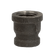 Load image into Gallery viewer, Dante 1/2 inch x 3/8 inch black malleable iron bell reducer with FNPT threads, rated 300 PSI for gas and plumbing applications