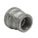 Load image into Gallery viewer, Dante 3/4 inch x 1/2 inch black malleable iron bell reducer with FNPT threads, rated 300 PSI for gas and plumbing applications