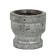 Load image into Gallery viewer, Dante 3/4 inch x 1/2 inch black malleable iron bell reducer with FNPT threads, rated 300 PSI for gas and plumbing applications
