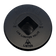 Load image into Gallery viewer, Dante Floor Plate in Flat Black Finish for Fireplace and Fire Pit Valves