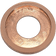 Load image into Gallery viewer, Dante Floor Plate Ring Bright Copper Finish for Gas Valve