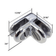 Load image into Gallery viewer, Dante Glass Guard Connector Kit with 8 pieces including GC-90F, GC-90, GCS-F, and GCS connectors for fireplace and glass panel installations