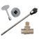 Load image into Gallery viewer, Dante Log Lighter 3/4″ Straight Ball Valve Combo Pack with log lighter, straight ball valve, 3-inch key, and chrome/brass floor plate for natural gas and propane fireplaces