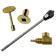 Load image into Gallery viewer, Dante Log Lighter 90 Degree Globe Valve Combo Pack for Natural Gas and Propane fireplaces including log lighter, 1/2 inch valve, 3 inch key and floor plate