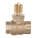 Load image into Gallery viewer, Dante fully port straight 3/4-inch forged brass quarter-turn ball valve with 3/4-inch NPT connections and 300,000 BTU rating.