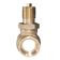 Load image into Gallery viewer, Dante fully port straight 3/4-inch forged brass quarter-turn ball valve with 3/4-inch NPT connections and 300,000 BTU rating.