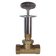 Load image into Gallery viewer, Dante straight 1/2 inch globe valve combo pack with 3 inch key and floor plate in chrome and brass finishes