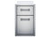 Load image into Gallery viewer, Delta Heat 13-Inch Stainless Steel Double Access Drawer for outdoor kitchen storage