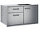 Load image into Gallery viewer, Delta Heat 36-Inch Stainless Steel Access Door and Double Drawer Combo for outdoor kitchen storage