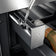 Load image into Gallery viewer, Dometic DrawBar 5C compact wine cooler with clear glass drawer front, built-in under cabinet design storing five wine bottles with LED lighting