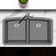 Load image into Gallery viewer, MSI Surfaces Grey Quartz Double Bowl Sink 50/50-3219
