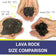Load image into Gallery viewer, Comparison of small, medium, and extra large lava rock sizes for fire pit and fireplace media applications