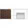 Load image into Gallery viewer, Majestic Cottage Red brick interior panels installed in Quartz 32 inch direct vent gas fireplace