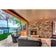 Load image into Gallery viewer, Majestic Courtyard 36 inch traditional outdoor vent-free natural gas fireplace with stacked concrete refractory interior and IntelliFire ignition system, stainless steel pull screens, clean face and flush hearth design