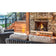 Load image into Gallery viewer, Majestic Courtyard 42 inch Traditional Outdoor Vent-Free Natural Gas Fireplace with Traditional Stacked Concrete Refractory and IntelliFire Ignition System