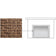 Load image into Gallery viewer, Majestic Tavern Brown brick interior panels for Marquis II see-through 42-inch direct vent gas fireplace