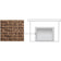 Load image into Gallery viewer, Majestic Tavern Brown brick interior panels for Quartz Platinum 36-inch direct vent gas fireplace