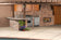 Load image into Gallery viewer, Majestic Villawood 42 inch Traditional Outdoor Wood Burning Fireplace with herringbone brick refractory interior and stainless steel mesh curtain screens