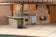 Load image into Gallery viewer, Majestic Villawood 42 inch Traditional Outdoor Wood Burning Fireplace with herringbone brick refractory interior and stainless steel mesh curtain screens