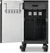 Load image into Gallery viewer, Interior view of Napoleon 68004 Phantom Prestige left storage cabinet with upper drawer, storage dividers and door-mounted tool hooks