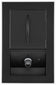Load image into Gallery viewer, Top-down view of Napoleon 700 Series built-in infrared side burner with closed matte black cover and single control knob