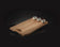 Load image into Gallery viewer, Napoleon Acacia Wood Charcuterie Board with Leather Handle and 3 Ceramic Ramekins for Serving Appetizers and Snacks