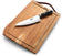 Load image into Gallery viewer, Napoleon Acacia Wood Cutting Board with Leather Handle and Forged German Steel Chef’s Knife for Carving and Serving
