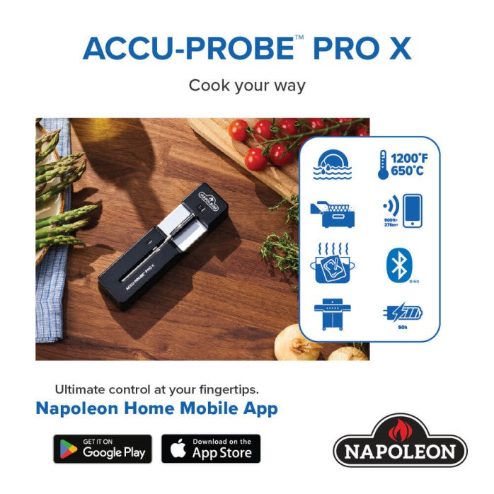 Load image into Gallery viewer, Napoleon ACCU-PROBE PRO X Wireless Thermometer with Bluetooth and 6 Temperature Sensors for Precise Cooking
