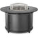 Load image into Gallery viewer, Napoleon NWO44TI-BK 44-inch round fire pit table surround in black with stainless steel fire pit and mesh spark screen