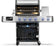Load image into Gallery viewer, Front view of Napoleon Prestige PRO 500 with hood open and cabinet doors removed to reveal the interior