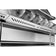 Load image into Gallery viewer, Close-up of Napoleon Prestige PRO 665 Elite stainless steel control panel and integrated LED light strip