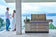 Load image into Gallery viewer, Napoleon Prestige PRO 665 gas grill with GAMA001 skirt kit installed in an outdoor patio setting