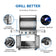 Load image into Gallery viewer, Napoleon Rogue 525 stainless steel gas grill with 4 burners with features highlighted on a white background