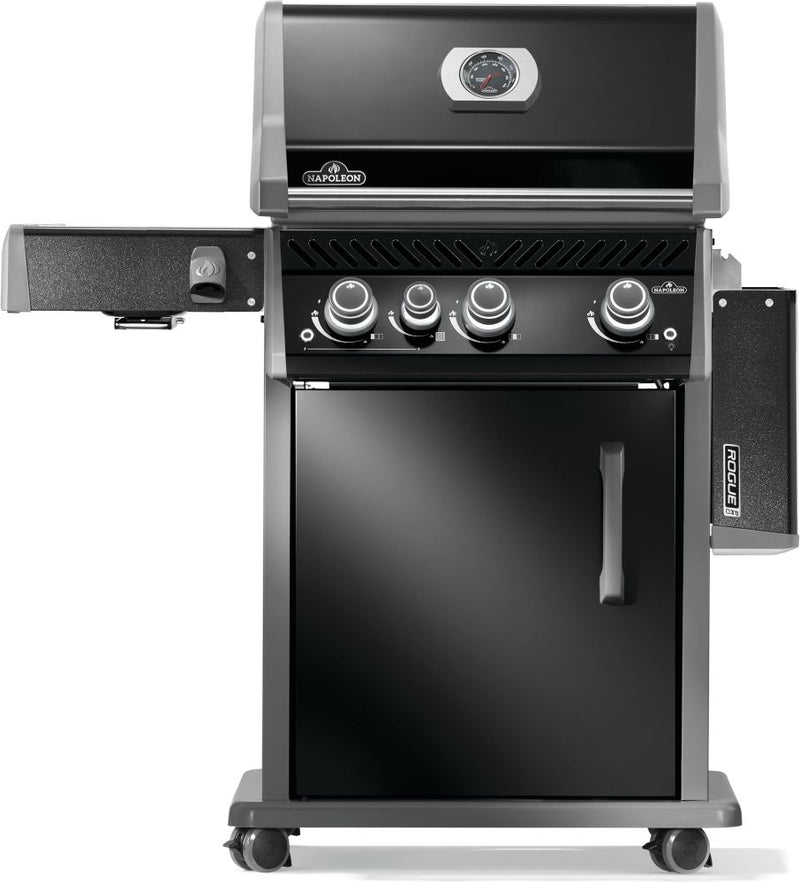 Load image into Gallery viewer, Napoleon Rogue PRO 425 SIB Black 4-Burner Gas Grill with Infrared Side Burner